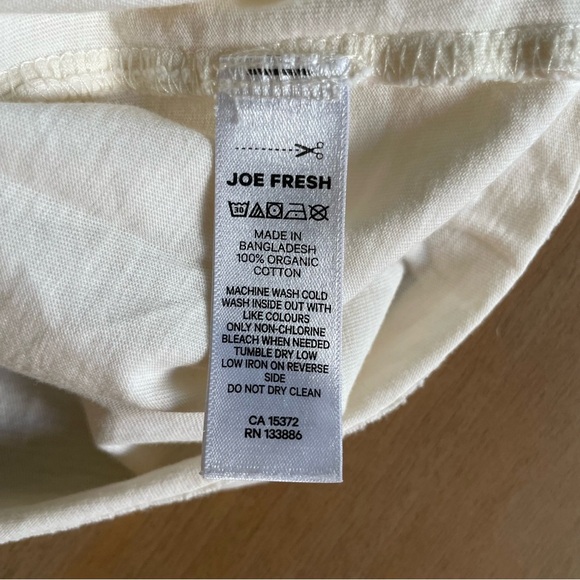 Jillian Harris X Joe Fresh All Love White Tee with Red Print - Picture 9 of 9